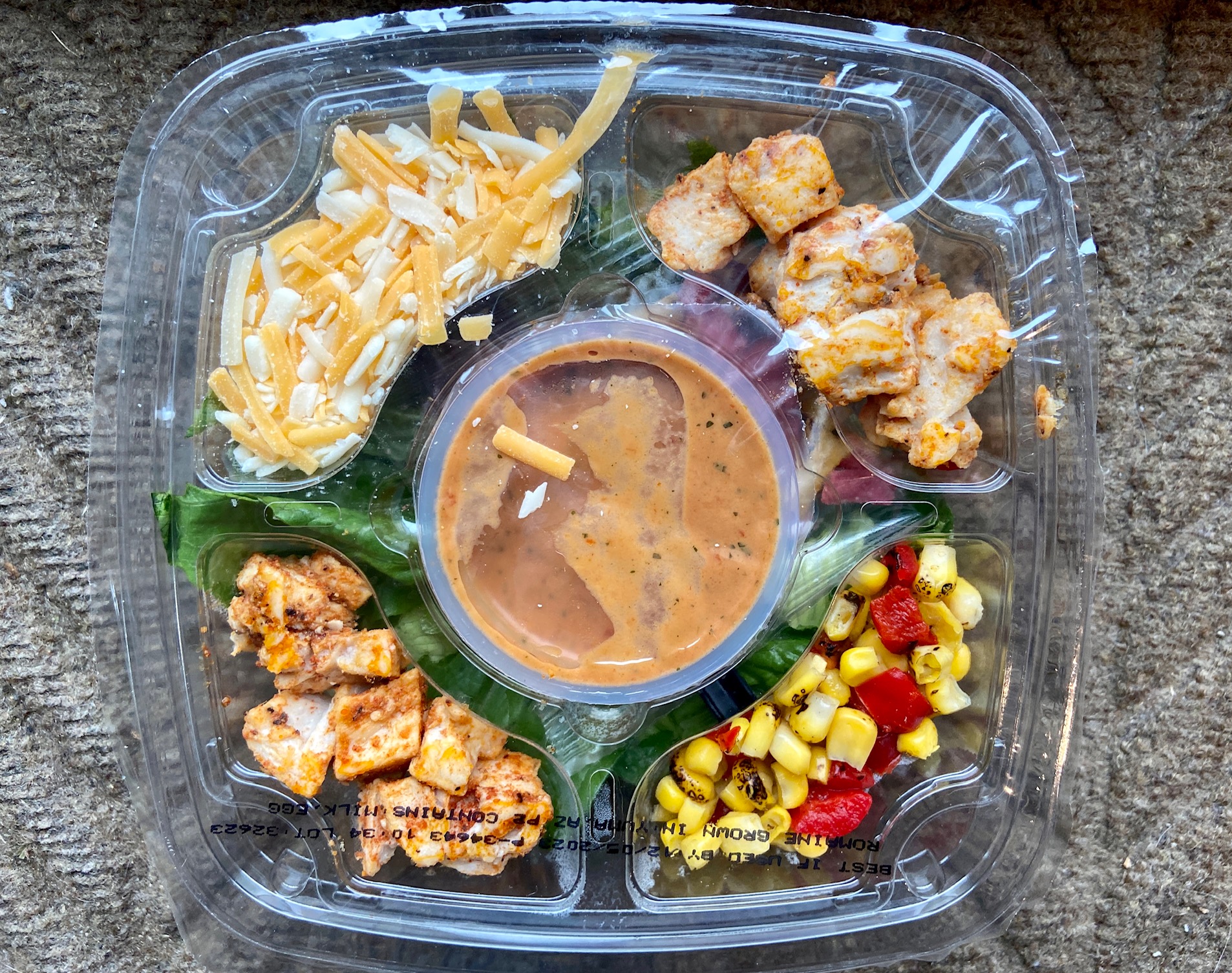 Simply Fresh Santa Fe Salad from Costco inside the box
